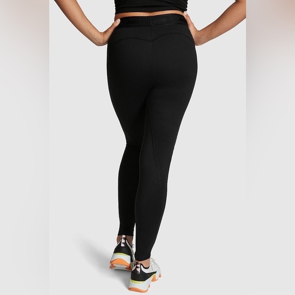 PINK Victoria's Secret Pure Black Ultimate High Waist Leggings Size Small - Picture 2 of 11